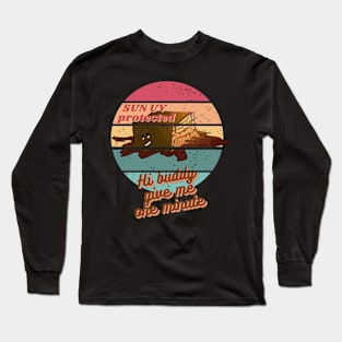 Chocolate Sun UV protected retro Long Sleeve T-Shirt